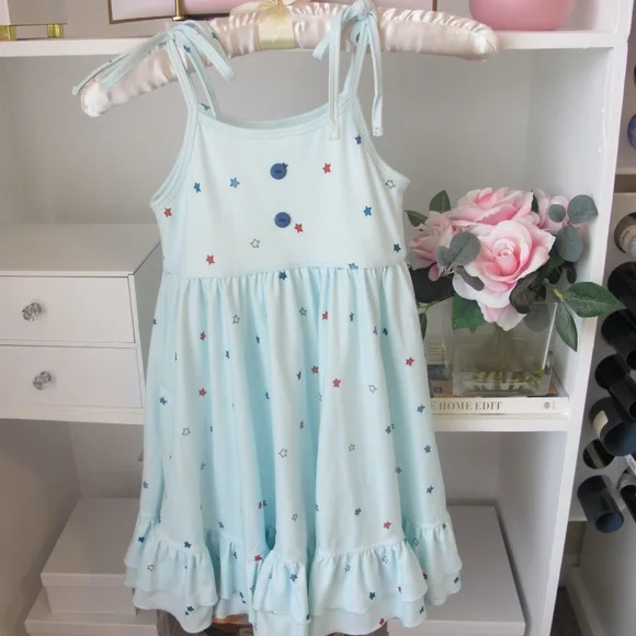 Jane & Jo (Jane + Jo) Girl's 4th of July Dress Size 5Y EUC - Picture 2 of 7